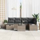 Sonata H Градински Софа Комплект 7 pcs Сив 55 х 62 х 69 см Полиратан