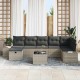 Sonata H Градински Софа Комплект 8 pcs Светлосиво 55 х 62 х 69 см