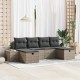 Sonata H Градински Софа Комплект 6 pcs Сив 55 х 62 х 69 см Полиратан