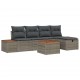 Sonata H Градински Софа Комплект 6 pcs Сив 55 х 62 х 69 см Полиратан