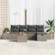 Sonata H Градински Софа Комплект 6 pcs Сив 55 х 62 х 69 см Полиратан