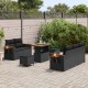 Sonata H Градински Софа Комплект 8 pcs Черно 90 x 55 x 71 cm