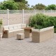 Sonata H Градински Софа Комплект 11 pcs бежово и кремаво 80 x 80 x 71 cm