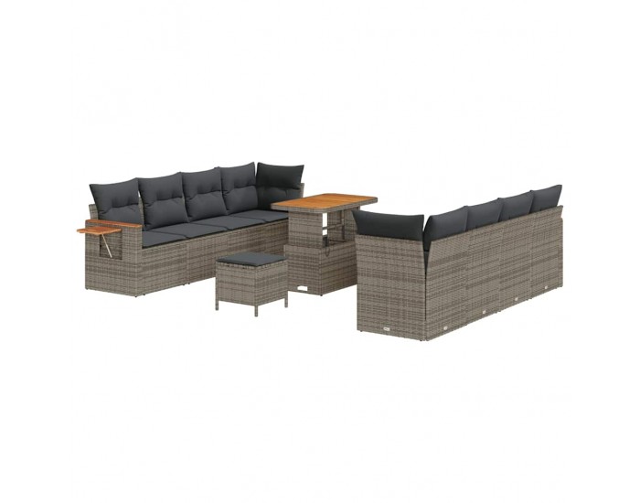Sonata H Градински Софа Комплект 11 pcs Сив 90 x 55 x 71 cm