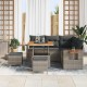 Sonata H Градински Софа Комплект с възглавница 8 pcs Сив 80 x 80 x 71 cm