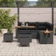 Sonata H Градински Софа Комплект 8 pcs Черно 90 x 55 x 71 cm