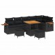 Sonata H Градински Софа Комплект 9 pcs Черно 80 x 80 x 71 cm
