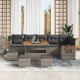 Sonata H Градински Софа Комплект 10 pcs Сив 110 x 55 x 71 см