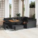 Sonata H Градински Софа Комплект 12 pcs Черно 100 x 100 x 71 cm