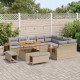 Sonata H Градински Софа Комплект 12 pcs бежово и светлосиво