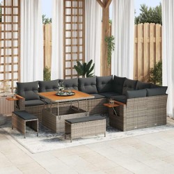 Sonata H Градински Софа Комплект 12 pcs Сив 100 x 100 x 71 cm - Canapele și bănci de grădină