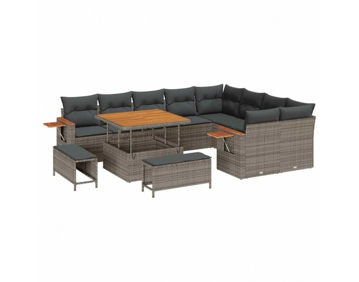 Sonata H Градински Софа Комплект 12 pcs Сив 100 x 100 x 71 cm