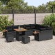 Sonata H Градински Софа Комплект 12 pcs Черно 80 x 80 x 71 cm