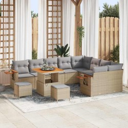 Sonata H Градински Софа Комплект 12 pcs бежово и светлосиво - Canapele și bănci de grădină