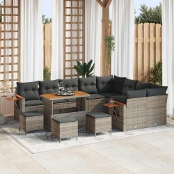 Sonata H Градински Софа Комплект 13 pcs Сив 110 x 55 x 71 см - Canapele și bănci de grădină
