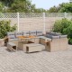 Sonata H Градински Софа Комплект 13 pcs бежово и светлосиво