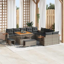 Sonata H Градински Софа Комплект 13 pcs Сив 100 x 100 x 71 cm - Canapele și bănci de grădină