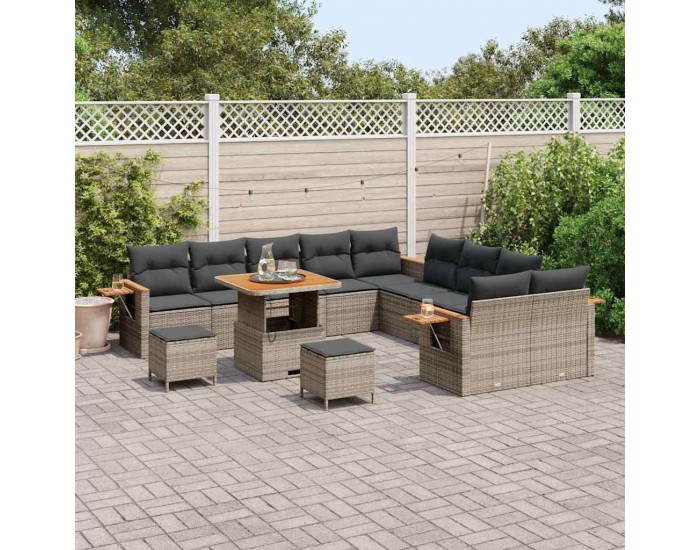 Sonata H Градински Софа Комплект 13 pcs Сив 80 x 80 x 71 cm