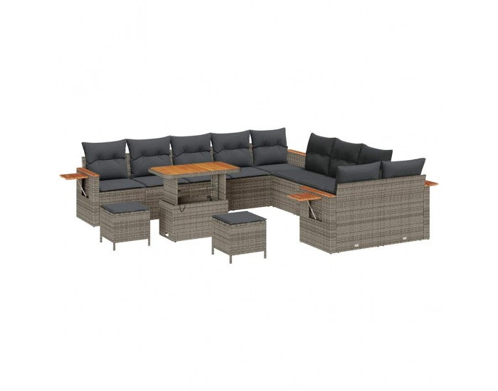 Sonata H Градински Софа Комплект 13 pcs Сив 90 x 55 x 71 cm