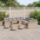 Sonata H Градински Софа Комплект 14 pcs бежово и светлосиво
