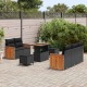 Sonata H Градински Софа Комплект 8 pcs Черно 90 x 55 x 71 cm