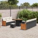Sonata H Градински Софа Комплект 10 pcs Черно и кремаво 80 x 80 x 71 cm