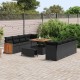 Sonata H Градински Софа Комплект 11 pcs Черно 100 x 100 x 71 cm