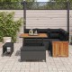 Sonata H Градински Софа Комплект 8 pcs Черно 100 x 100 x 71 cm