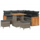 Sonata H Градински Софа Комплект с възглавница 8 pcs Сив 80 x 80 x 71 cm