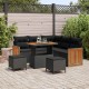 Sonata H Градински Софа Комплект 8 pcs Черно 90 x 55 x 71 cm