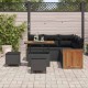 Sonata H Градински Софа Комплект 8 pcs Черно 90 x 55 x 71 cm