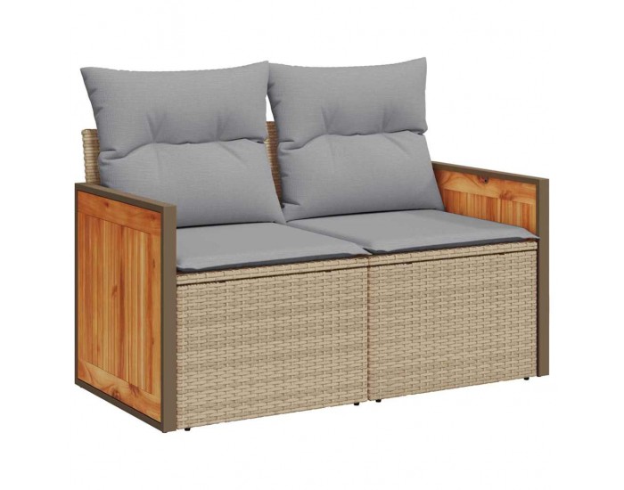 Sonata H Градински Софа Комплект с възглавница 8 pcs бежово и светлосиво