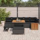 Sonata H Градински Софа Комплект 9 pcs Черно 100 x 100 x 71 cm