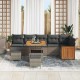 Sonata H Градински Софа Комплект с възглавница 9 pcs Сив 80 x 80 x 71 cm