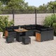 Sonata H Градински Софа Комплект 12 pcs Черно 80 x 80 x 71 cm