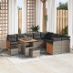 Sonata H Градински Софа Комплект 12 pcs Сив 80 x 80 x 71 cm