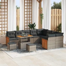 Sonata H Градински Софа Комплект 12 pcs Сив 90 x 55 x 71 cm - Canapele și bănci de grădină