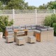 Sonata H Градински Софа Комплект 13 pcs бежово и светлосиво