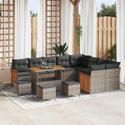 Sonata H Градински Софа Комплект 13 pcs Сив 110 x 55 x 71 см - Canapele și bănci de grădină