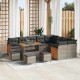Sonata H Градински Софа Комплект 13 pcs Сив 110 x 55 x 71 см