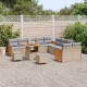 Sonata H Градински Софа Комплект 13 pcs бежово и светлосиво