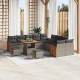 Sonata H Градински Софа Комплект 13 pcs Сив 80 x 80 x 71 cm