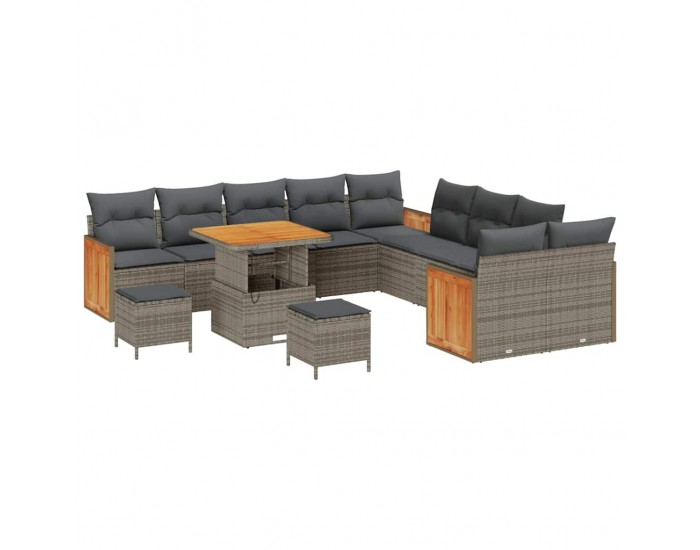 Sonata H Градински Софа Комплект 13 pcs Сив 80 x 80 x 71 cm