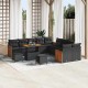 Sonata H Градински Софа Комплект 13 pcs Черно 90 x 55 x 71 cm