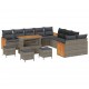 Sonata H Градински Софа Комплект 14 pcs Сив 110 x 55 x 71 см
