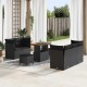Sonata H Градински Софа Комплект 8 pcs Черно 90 x 55 x 71 cm
