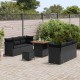 Sonata H Градински Софа Комплект 9 pcs Черно 80 x 80 x 71 cm