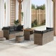 Sonata H Градински Софа Комплект с възглавница 9 pcs Сив 80 x 80 x 71 cm