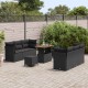 Sonata H Градински Софа Комплект 9 pcs Черно 90 x 55 x 71 cm