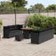 Sonata H Градински Софа Комплект 10 pcs Черно 80 x 80 x 71 cm